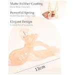 Yanibest Elegant Bow Hair Claw Clips Stylish Large Hair Clips for Thin and Thick Hair | Holiday Gift for Teen Girls | Chic Hair Styling Accessories for Women (Beige/Pink) - Image 3
