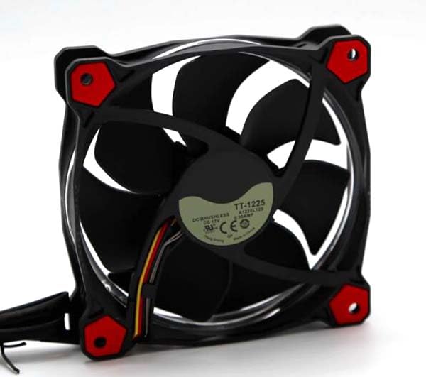 Ventilateur 120x25mm TT-1225 anti surchauffe PC avec 3 broches 12V