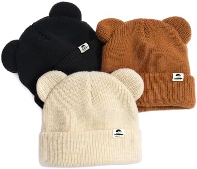 FURTALK Baby Beanie Winter Hat with Bear Ear for Infant Toddler B...
