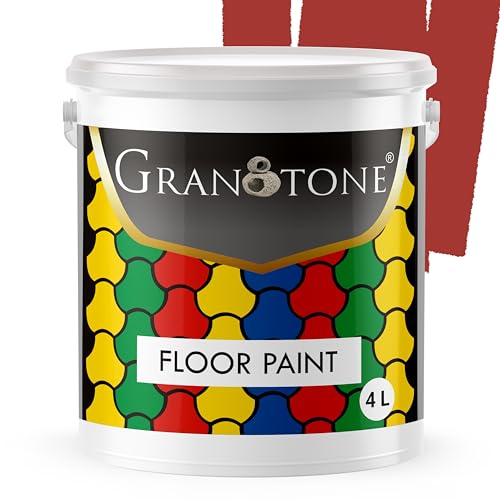 Image of GRANOTONE Floor Paint Terracotta 4L Anti Slip Polyurethane Acrylic Durable Concrete Sealer