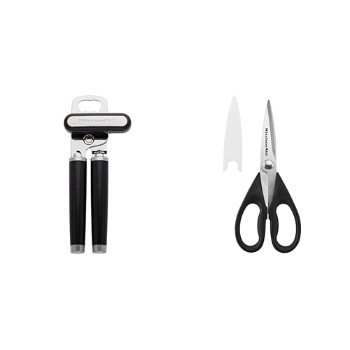 Classic Multifunction Can Opener/Bottle Opener, 8.34-Inch, Black & All Purpose