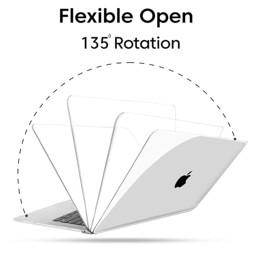 Image of Sounce Case for MacBook Air M2 A2681 13.6 inch Case Cover Plastic Hard Shell for Apple MacBook Air M2 Waterproof Case and Back Cover with TPU Keyboard Skin Cover & Screen Protector