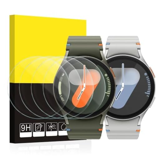 SPGUARD 4-Stück Schutzfolie Kompatibel mit Samsung Galaxy Watch 7 44mm Panzarglas Galaxy Watch 6/5/4 44mm Schutzfolie, Anti-Kratzen Hohe Klar Glas Displayschutzfolie für Galaxy Watch 7/6/5/4 44MM.