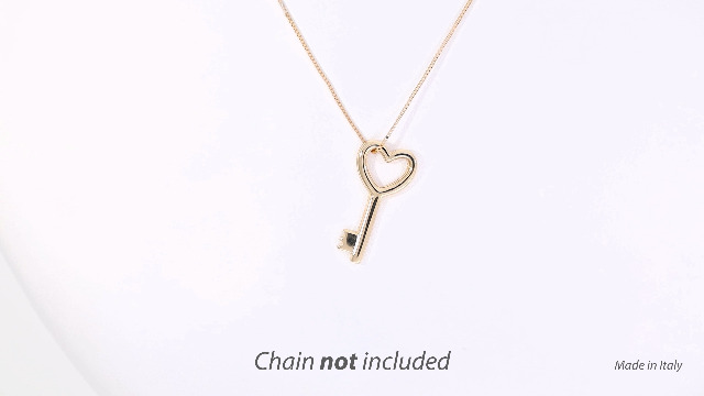 forme di Lucchetta - 14k Gold Puffed 3D Heart Hong Kong