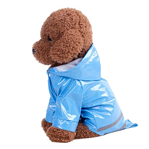 Imperméable chien XL rose UKKO veste à capuche étanche pour chiot et chat