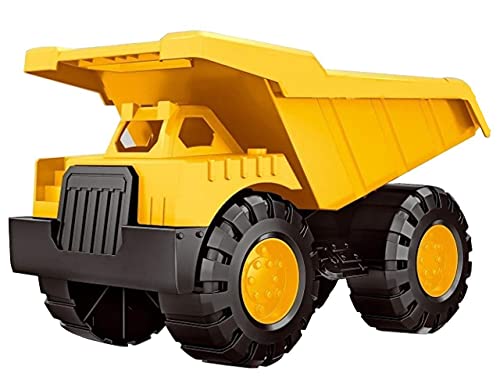 Image of Friction Powered Dumper Truck Toy for Kids Boys Girls Unbreakable Engineering Excavator Construction Truck Pull Back Vehicle (Multicolor)