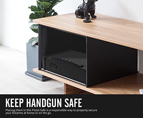 Rpnb Gun Safe, Rfid Gun Safe For Pistols, Quick Access Handgun Safe For Home #TOP4