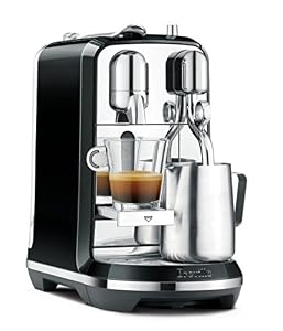 Image of Breville Nespresso Creatista Single Serve Espresso Machine with Milk Auto Steam Wand, Black