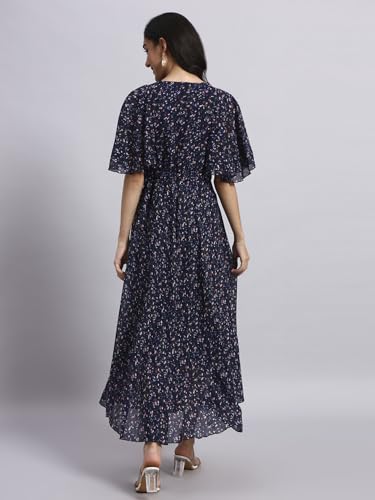 Image of HELLO DESIGN Women V-Neck Solid Maxi Dresses