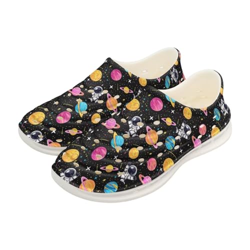 Boys and Girls Cartoon Print Garden Clogs Slip on Sandals Water Shoes for Beach