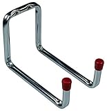 ALPENSTAHL Gerätehalter Wand-Halterung Gerätehaken Metall - HOOK | Stahl verzinkt | Doppelhaken 2-fach für Keller - Garage - Ordnung | Werkstatt-Haken zum Schrauben | 1 Stück - Wandhaken 175 mm