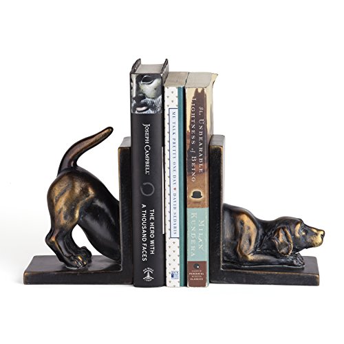Danya B. DS782 Unique Decorative Animal Shelf Décor - Labrador Dog Bookend Set