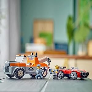 Amazon.co.jp - レゴ® シティ レッカー車と故障したスポーツカー 60435