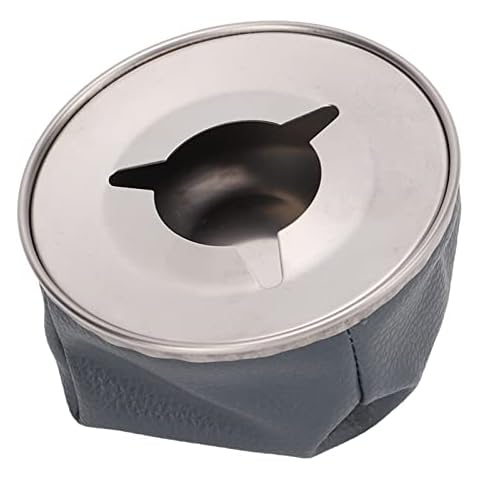 FOLOSAFENAR Bean Bag Ashtray,Stainless Steel Cigar Ash Tray,Windproof Cigar Ash Tray Large Rest for Any Boat, Ship, Car or RV Cover