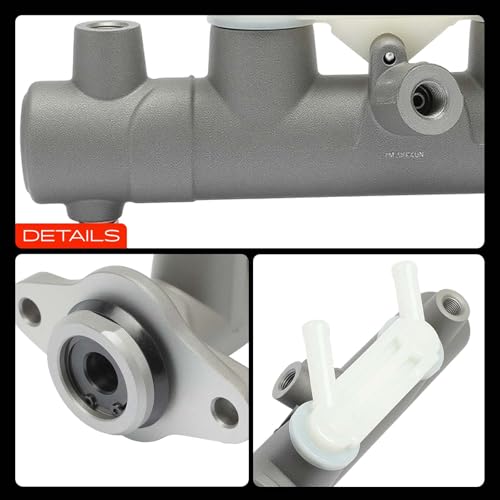 A-Premium Brake Master Cylinder Without Reservoir Compatible with Toyota Sienna 1998 1999 2000 2001 2002, With 2 Outlets, Replace # 47201-08010 by A-Premium - Used condition - Image 9