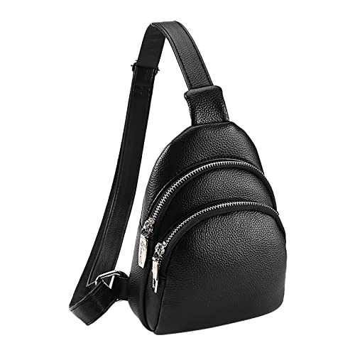 Sac à bandoulière messager cuir homme femme sacoche épaule multifonctionnelle