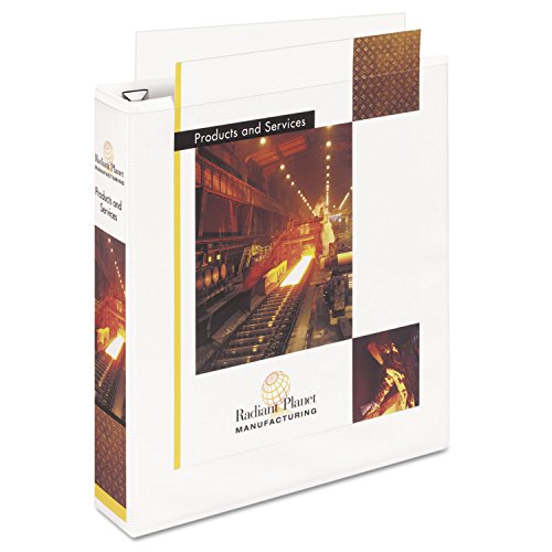 Avery 79195 Heavy-Duty View Binder W/Locking 1-Touch Ezd Rings, 1 1/2-Inch Cap, White #TOP3