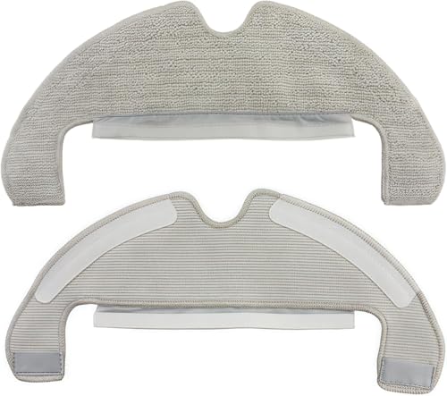 Image of AutoStory 2pcs Washable Reusable Replacement Mop Pads for Xiaomi Mi Robot Vacuum Cleaner, Compatible for Mi X10 Robot Vacuum Cleaner