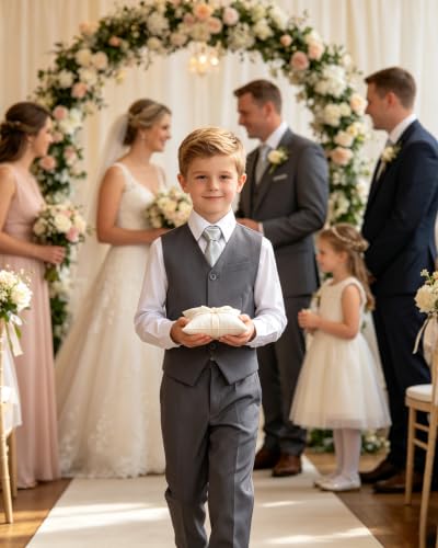 Image of Kids Vest for Boys Formal Suit Vests