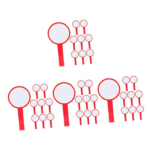 Tableau de vote effaçable à sec double face Gadpiparty lot de 4 ensembles pour notation