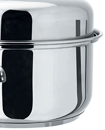 Judge Stainless Steel High Oval Roaster with Lid, 32 x 22 x15 cm, Thermic Base, Oven Safe, Dishwasher Safe