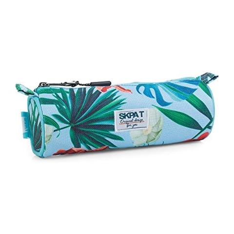 SKPAT - Pencil Case - School Pencil Cases - Pencil Pouch for Girls Boy Pencilcase 32338, Color Turquoise Cover