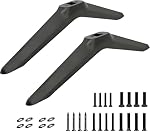 TV Pour Roku TCL TV Jambes universelles TV Remplacement des jambes pour Smart TV 28 de pouce 32 de pouce 40 de pouce 43 de pouce 50 de pouce 55 de pouce 60 de pouce 65 de pouce TV Pieds (version mise à niveau)