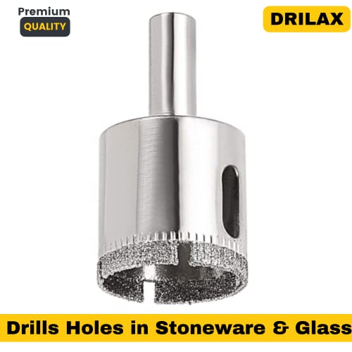 1 1/4 Inch Diamond Drill Bit Tile Hole Saw Ceramic Porcelain Quartz Granite Glass Fish Tank Kitchen Bathroom Shower Faucet Installation 1.25 Inches Single Pack #TOP7
