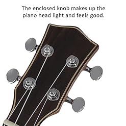 XJJZS Ukulélé en bois guitare hawaïenne Soprano ukulélé Instrument acoustique Instruments de musique mini guitarra… - Les Beatles, Paul McCartney, John Lennon, RIngo Starr, George Harrison XJJZS Ukulélé en bois guitare hawaïenne Soprano ukulélé Instrument acoustique Instruments de musique mini guitarra… – Image 6