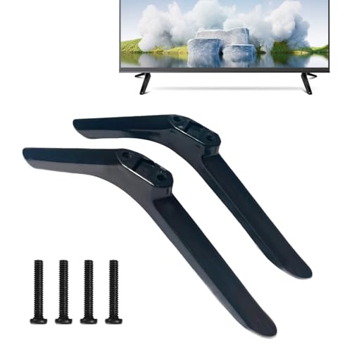 Standfuß Fernseher Tv Fuß Universal Fernseher Standfuß Mit Schrauben Universal Tv Stand Mit Anti-Rutsch Pads Abnehmbarer Tv-Schrankfuß
