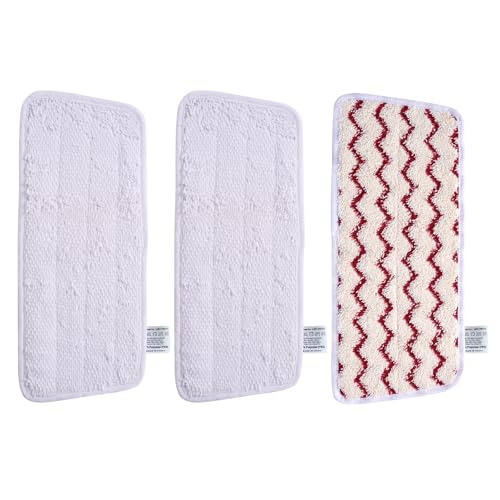 3 Stück für Vileda Dampfreiniger XXL Ersatzbezug Mikrofaser Ersatzpads für Vileda Steam Plus XXL Dampfreiniger Waschbar Ersatzbezüge für alle Böden