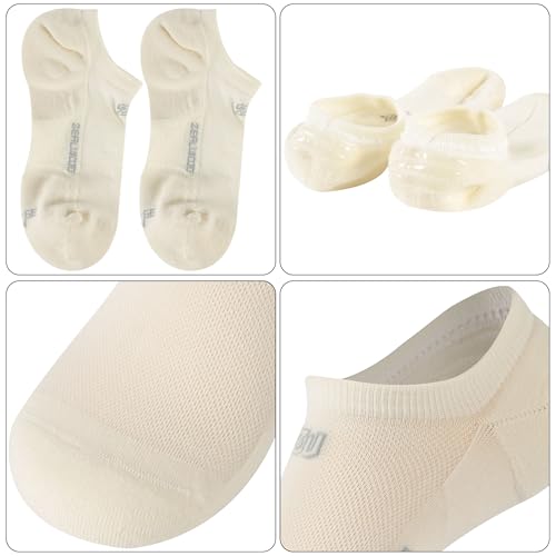 Image of ZEAL WOOD Merino Wool /Bamboo No Show /Ankle /Crew Athletic Socks Running Golf Tennis Hiking Socks,1 /3 Pairs