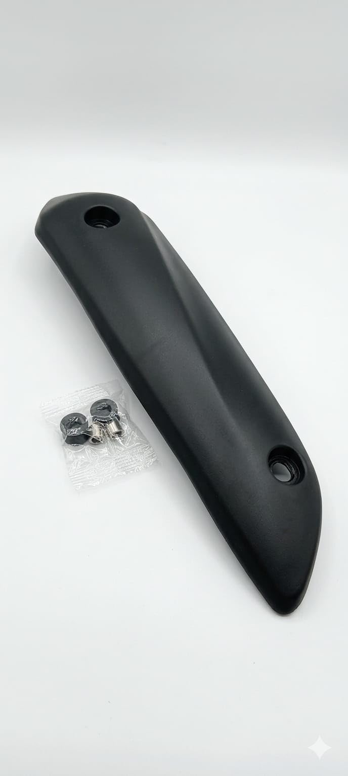 G.O.T Silencer Guard Cover compatible for(ACTIVA i) (model 2010 TO 2019), Black, Motorcycle Exhaust Protector-image-34