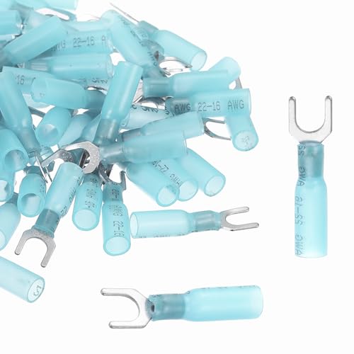 Connecteurs thermorétractables type U isolés pour sertissage de câble électrique 16-14 AWG