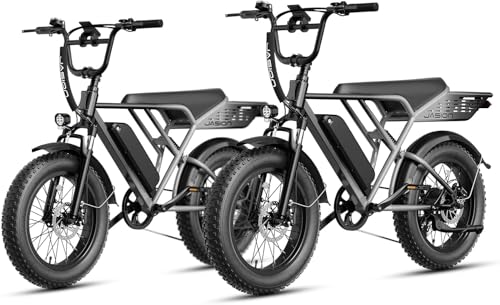 Image of Jasion RetroVolt Electric Bike, 70-Mile Range, 2000W Peak, Fat Tire