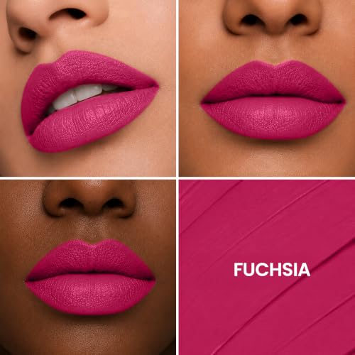 Image of Fashion Colour Supreme Lasting Honey Lip Non Transfer Lipstick 2.6g | Lipstick For Women | Available in 18 Super Creamy Shades | (305-Fuchsia, 2.6g)