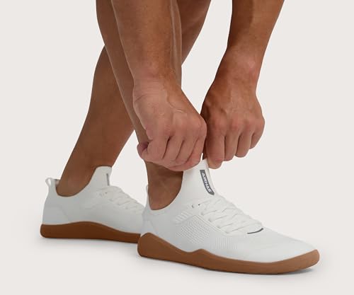 Image of AIRHAS Men's Barefoot Shoes Zero Drop Anatomical Toe Box Minimalist Sneakers for Gym Workout Walking