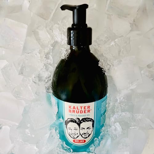 Kalter Bruder® Relax 500ml – Gel refrescante para piernas inquietas, neuropatía periférica y tensión muscular | Alivio rápido del dolor y regeneración | 100% fabricado en Alemania