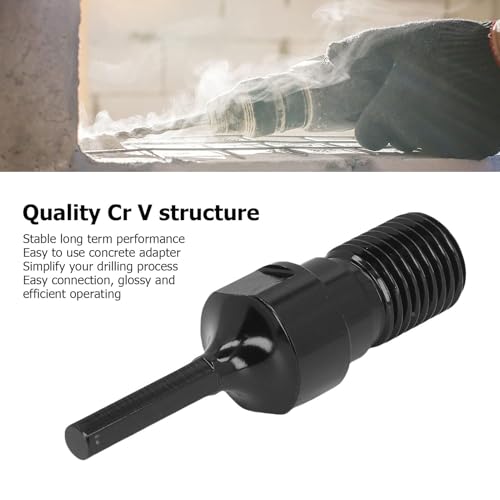 Sxhlseller Betonkernbohrer-Adapter, Starke Kompatibilität, Verbesserte Materialsichere Verwendung für Einen Effizienten Bohrmaterialkonverter