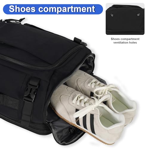 Carry On Travel Backpack with Shoe Compartment