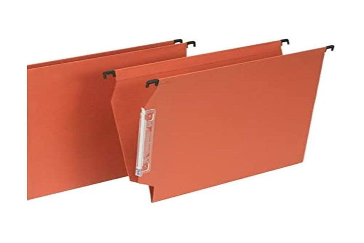 Rexel 00010600 Reporting File Cabinet-V Base Distance, 33 cm, Orange
