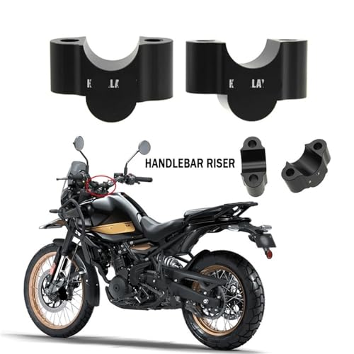 Himalayan 450 guidon trop bas ? Solution pince rehausse moto - 2