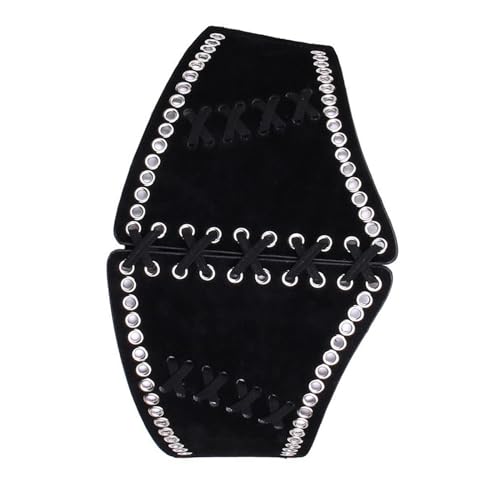 Elastic Corset Waist Belt for Women Vintage Medieval Waist Cincher Waspie Belt Lace-up Tied Waspie for Down Jackets Coat4