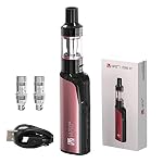 VAPTIO Cosmo Kit 30W E-cigs Kit Cigarette électronique 1500mAh Batterie Vape Pen avec 2.0ml Tank 0.7ohm(C2) / 1.6ohm(C1), Sans E Liquide Sans Nicotine (Or Rose)
