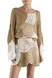 Ramy Brook Women's Carina Dress, Sandstone Multi Colorblock, S