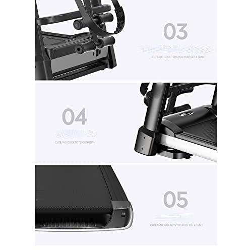 Image of Household Folding Blue Screen Multifunctional Smart Electric Treadmill