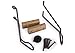 gearup OakRak Extra Bike Kit, Dark Walnut Black