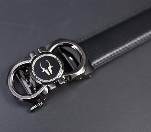 Image of WildHorn Men's Genuine Leather Belt for Men| Premium Auto-Lock Buckle | Adjustable up to 48 inch | Formal & Casual Wear | Micro-Adjust Fit | Including Stylish Gift Box