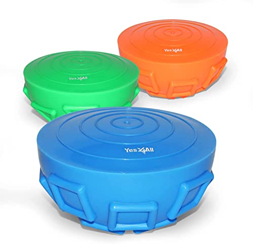 Yes4All ZS2H 3 Shapes Hedgehog Balance Pods and Balance Disc, felsige und geometrische Stabilität