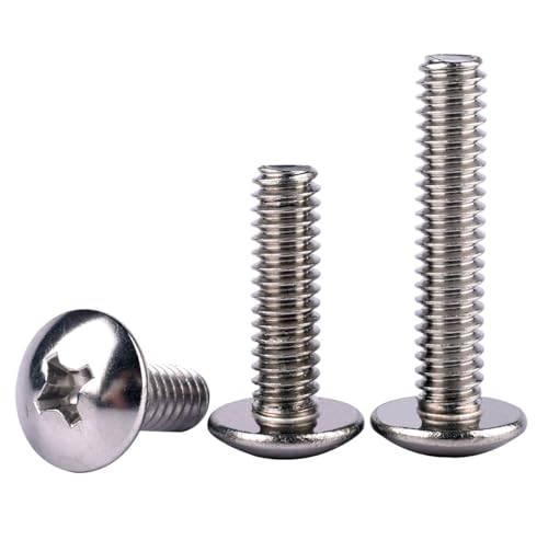 Kosjethas DF1025685D #8-32 X 1/2 Inch Truss Head Phillips Machine Screws, 304 Stainless Steel 18-8 thumb #1